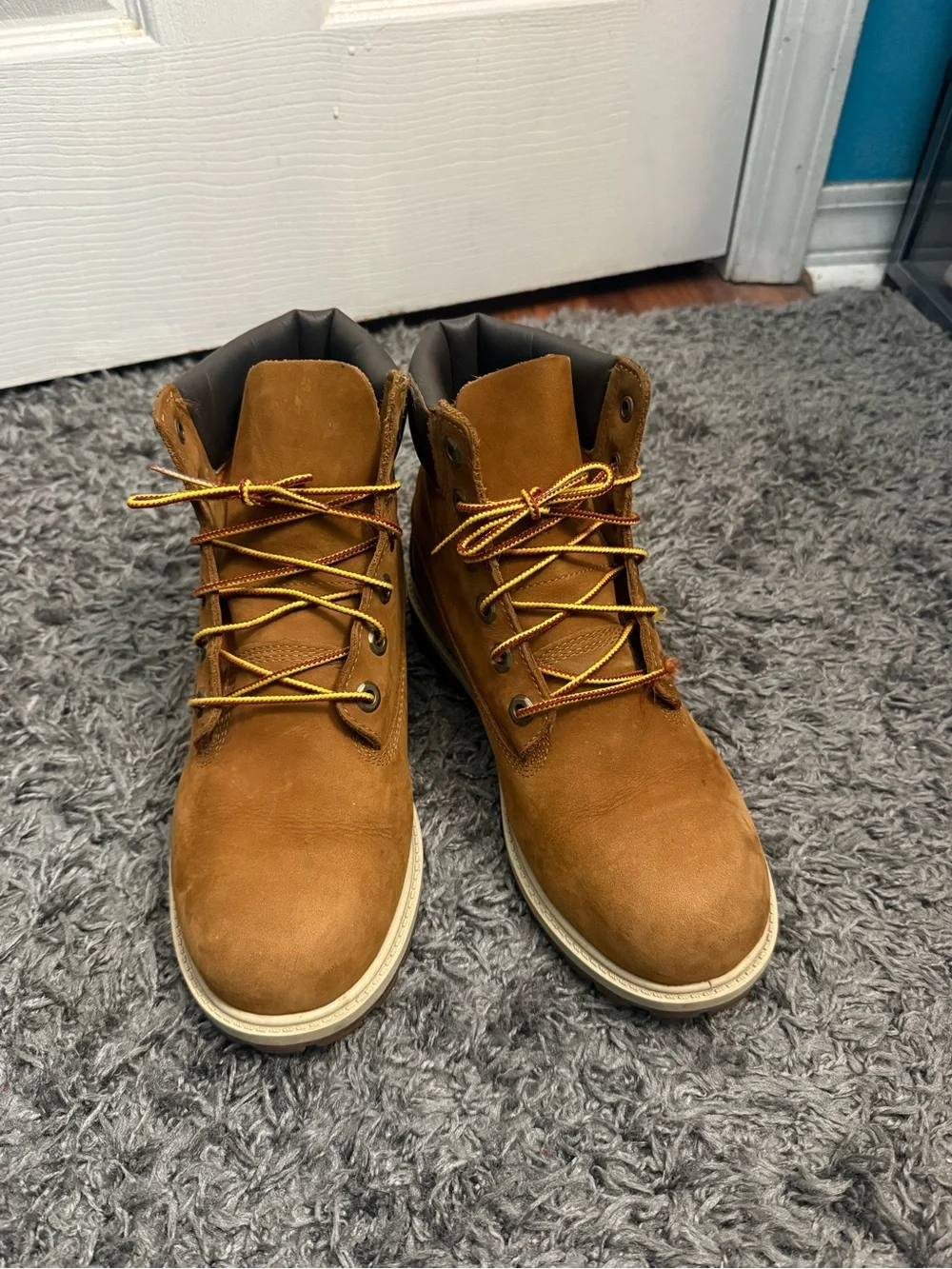 Timberland Kids Tan Lace-Up Boots